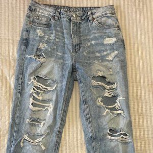 Aeropostale Ripped Mom Jeans